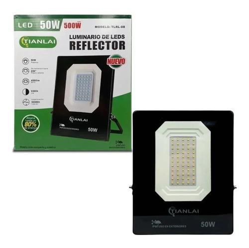 Reflector Led 50w Ip66 4500 Lm Ultra Delgado Tablet Oferta