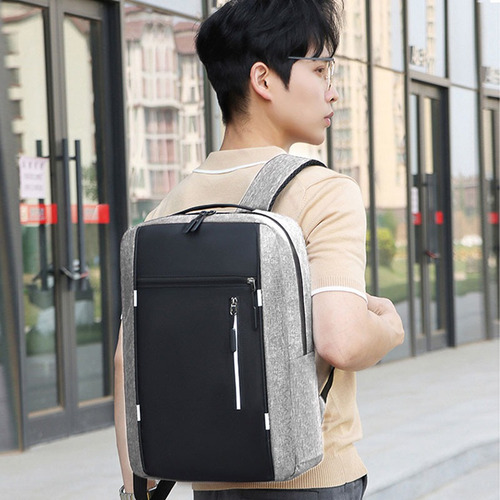 Mochila Black Heaimo Antirrobo Urbana Conjunto De 3 Piezas,gran Capacidad, Mochila De Moda, Solo Para Hombres, Resistente Al Agua Y Resistente Al Cort