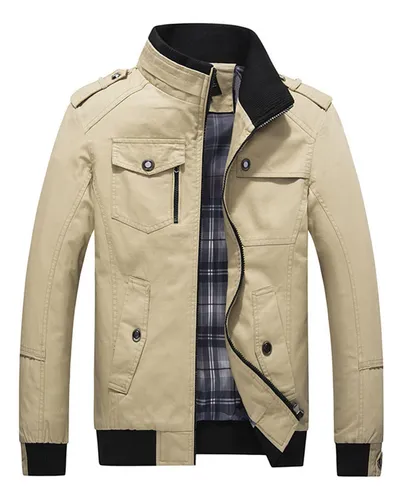 Jaqueta masculina on sale de sarja forrada