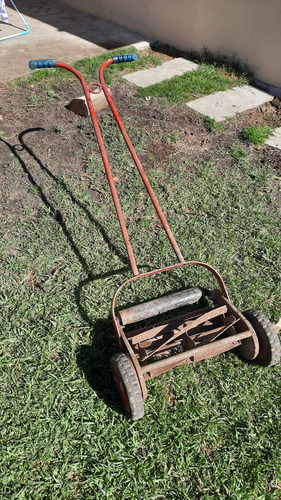 Maquina De Cortar Pasto Manual Antigua