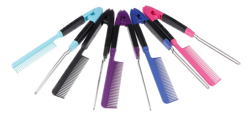 Plegable De Cabellero Cepillo De Cabello Masajeador Negro