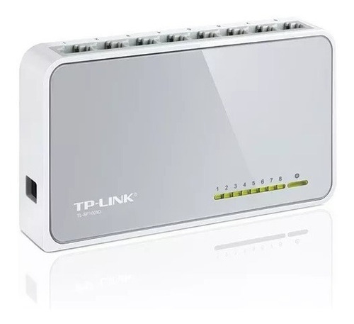 Switch De Red 8 Puertos Rj45 Lan Tp-link Tl-sf1008d Rplanet