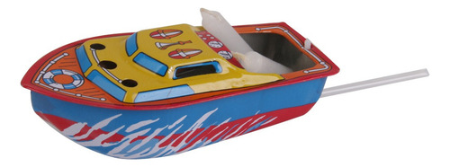 - Boat Juguete De Hojalata Flotando Con Vapor / Vela Power
