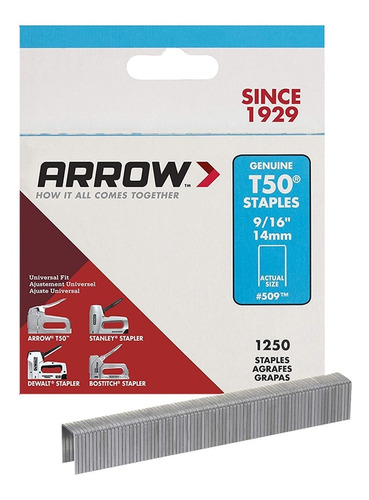 Grampas Grapas Arrow Origen Usa 9/16 14mm T50