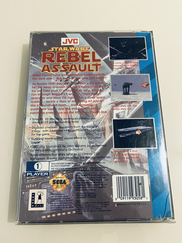 Star Wars Rebel Assault Sega Cd Original Americano (Usado)