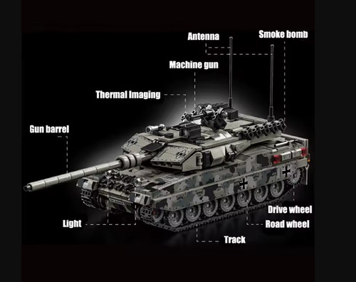 Leyi Tanque Militar Ww2 Leopard 2a7