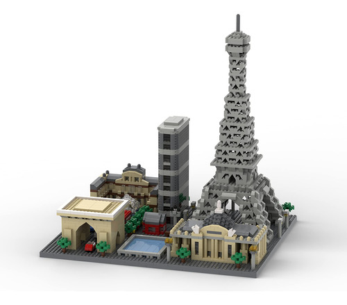 Dovob Architecture Paris Skyline - Juego De Construccion De