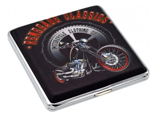 Cigarrera Motoquero Motos Estuche Caja Cigarrillos Ruta 