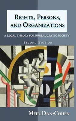 Libro Rights, Persons, And Organizations : A Legal Theory...