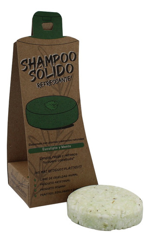Arbol Verde Menta Shampoo Solido Refrescante 50 Ml