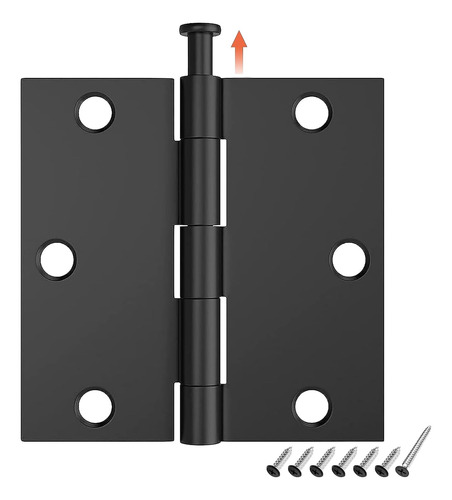 Paquete De 3 Bisagras De Puerta De 3.5 Pulgadas Con Esquina 