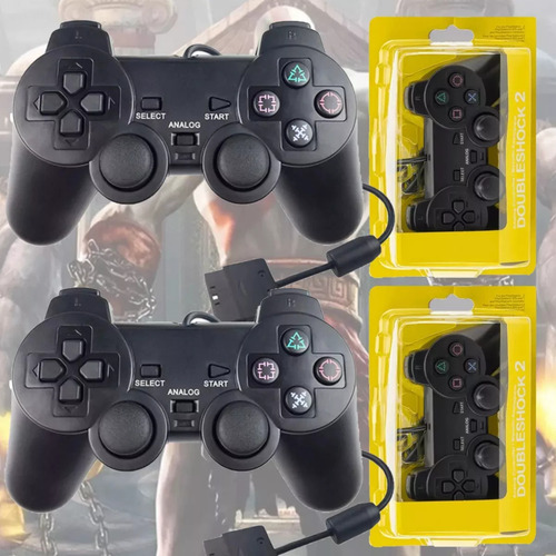 Entrega Rápida - Playstation 2 Completo + 69 Jogos + 2 Controles Preto (Recondicionado)
