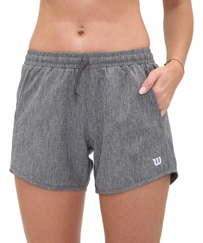 Short Wilson Flex Jaspeado Para Mujer