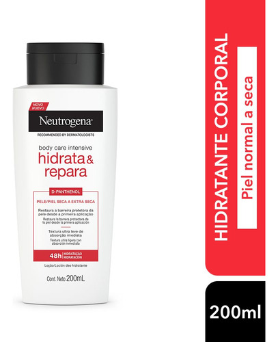 Neutrogena Body Care Hidrata&repara Corporal Crema X 200ml