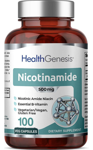 Suplemento B-3 Nicotinamide 500 Mg 