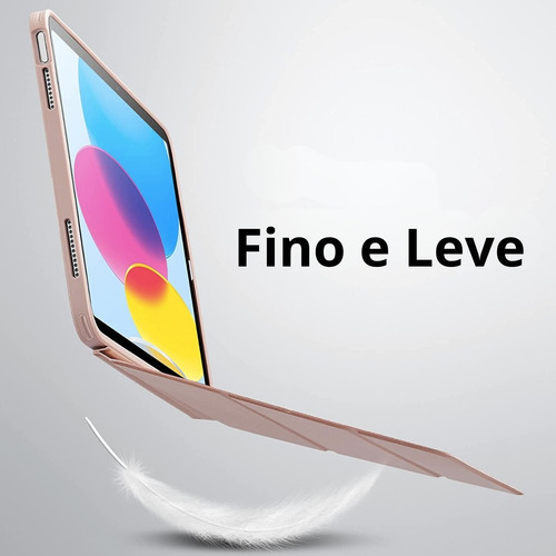 Capa Case Esr Transparente Magnética P/ iPad 10 Lançamento