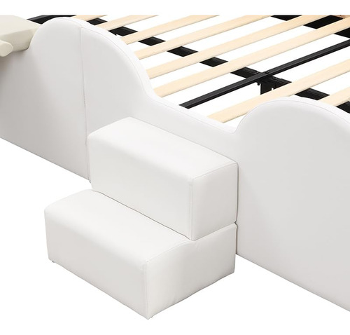 Base De Cama Tapizada De Tamaño Matrimonial Con Cabecero De