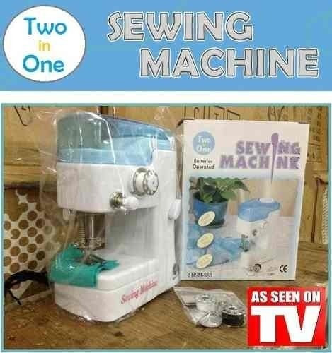 Imagen 3 de 9 de Maquina De Coser Portatil 2 En 1 Mini Sewing Machine