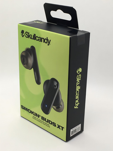 Audifonos Skullcandy Smokin Buds Xt Supreme Sound Power Bass Color True black Color de la luz Blue/Red - Bueno (Reacondicionado)