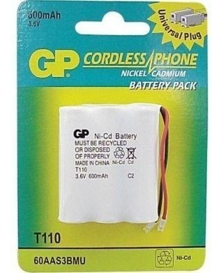 Bateria Para Telefonos Inalambricos 3.6v 600mah T110 Gp