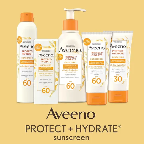Aveeno Protect + Hydrate Sunscreen Loción Corporal Hidrat...