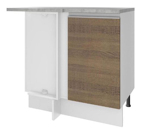 Mueble De Cocina Esquinero Madesa Con 1 Puerta