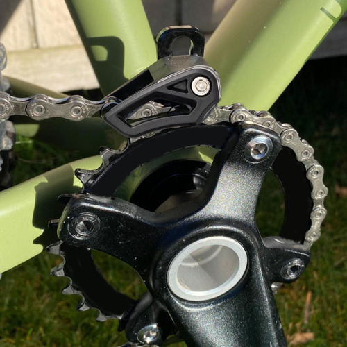GuĂa De Cadena De Bicicleta Protector De Cadena De Negro