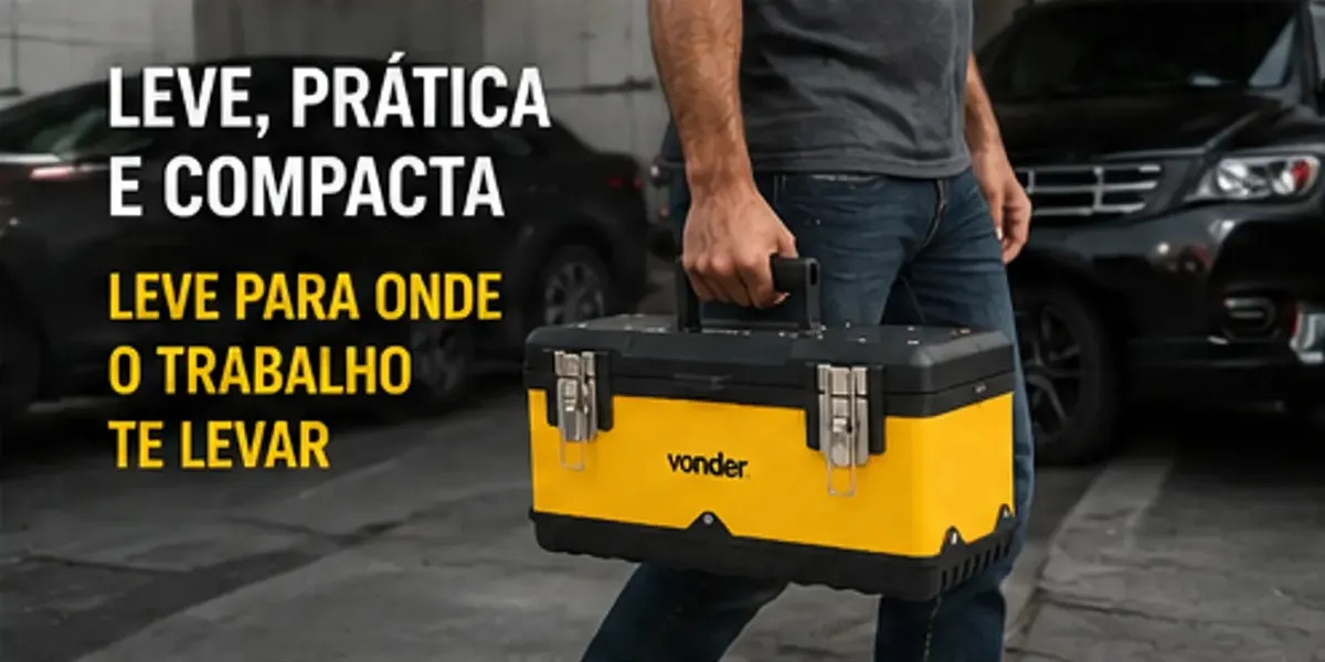Caixa de Ferramentas Metálica Vonder CMV0380