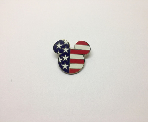 Pin Prendedor Disney World  Bandera Mickey Mouse Importado