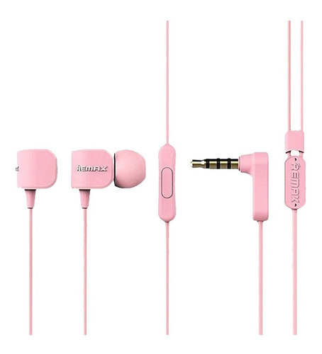 Audifonos Remax Earphone Rm-502 Color Rosa