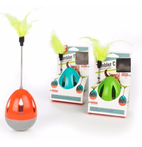 Imagen 5 de 6 de Juguetes Para Gatos Con Movimiento Y Pluma. Superentretenido