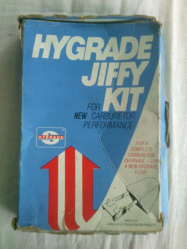 ¡oferta! Kit De Carburador Marca Hygrade Jiffy Modelo 696a- 