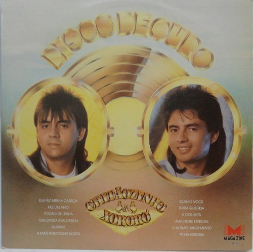 Lp Vinil Usado Chitãozinho E Xororó Disco De Ouro