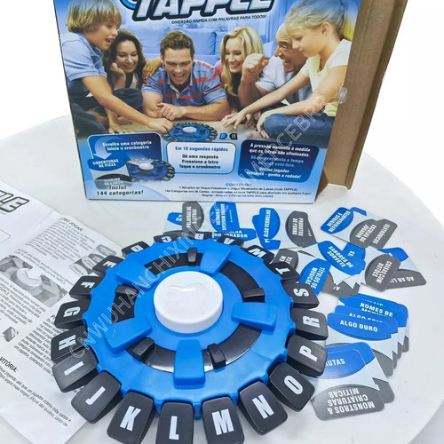 Juego De Mesa Tapple - Trava Letras - Versión En Portugués.