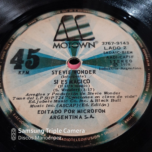 Simple Stevie Wonder Motown 9143 C15