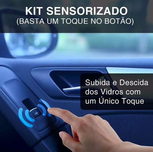 Kit Vidro Eletrico Tras Onix Joy 2017 A 2020 + Mód. Tury