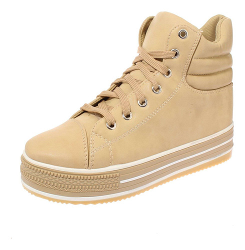 Zapatilla Caña Beige Vía Franca Art. 5a2wheat