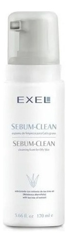 Sebum Clean Espuma Limpieza P/ Cutis Graso Tea Tree Oil Exel