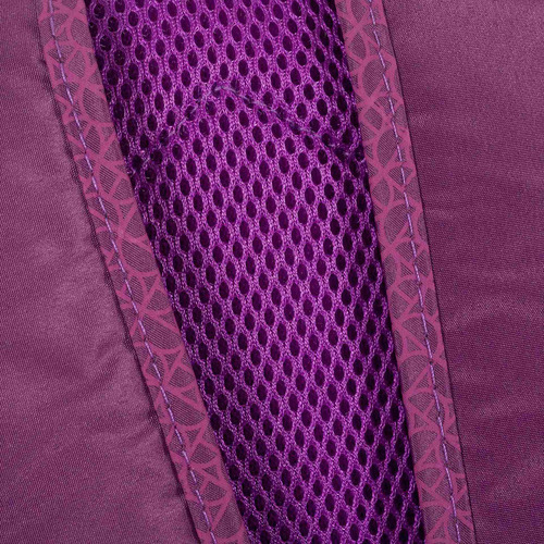 Pañalera Estilo Backpack Con Print Unisex Cloe Mom & Baby Un Color MORADO1 Diseño de la tela