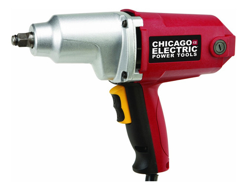 Pistola Taladro Impacto 1/2 PuLG. 110 Volt Chicago Electric Color Rojo Frecuencia 0