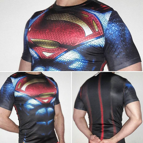 Camiseta Remera Buzo Gimnasio Super Heroes Marvel Dc Comics