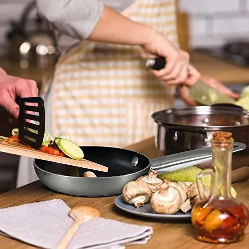 Bergner Professional Chef Platinum 2 Frying Pans + 4, Alumin