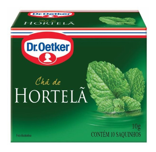 Chá De Hortelã Dr. Oetker 10x10g