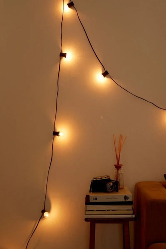 Imagen 7 de 9 de * 20 Mtrs Guirnalda Luces Intemperie Vintage Retro