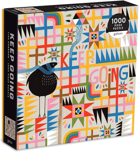 Puzzle 1000pcs, Keep Going Mudpuppy