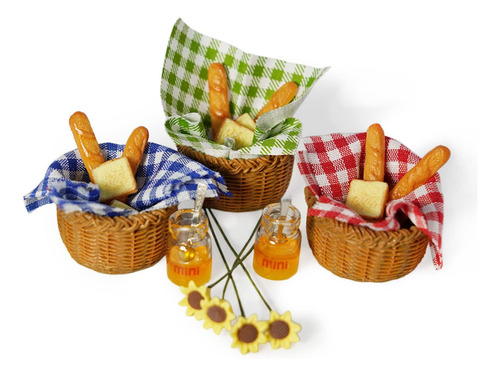 Accesorios De Casa De Muñecas De Comida En Miniatura Decorac