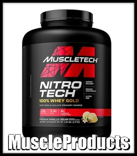 Nitrotech 100% Whey Gold 5.5 Lbs Muscletech Proteina Pura 