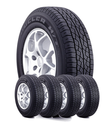 Kit 5u 225/65 R17 101h Bridgestone H/t 687 Válvulas Envío $0