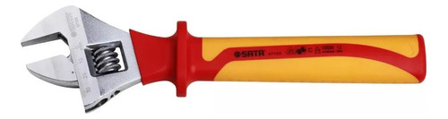 Chave Ajustável Vde 6 St47101sc Sata Cor Vermelho-amarelo