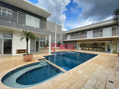 Imagem 1 de 30 de Casa Com 5 Dormitórios À Venda Por R$ 5.500.000,00 - Colinas Do Mosteiro De Itaici - Indaiatuba/sp - Ca0605